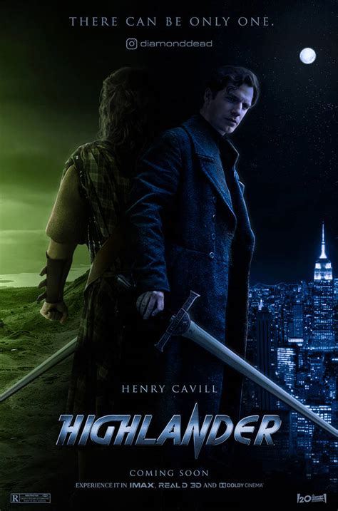 Highlander Reboot Movie Henry Cavill Poster Fan Art