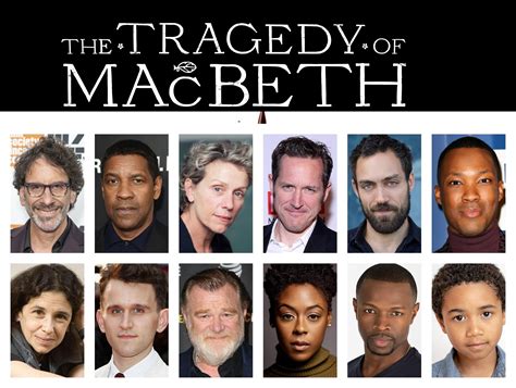 Tragedy Macbeth Cast Guide Characters Actors