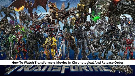 Transformers Movies In Order Release Chronological