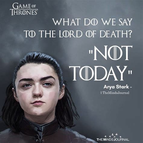 Game Of Thrones Arya Stark Best Quotes