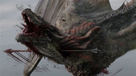 Game Thrones Rhaegal Dragon Die How