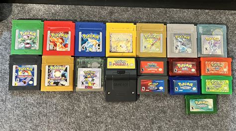 Game Boy Pokemon Games Classic Generations Emerald Crystal