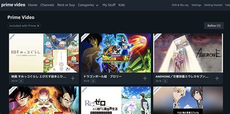 Amazon Prime Best Anime Streaming Service List