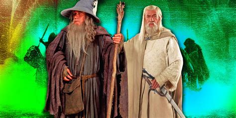 Lord Rings Gandalf Grey White Differences Explained