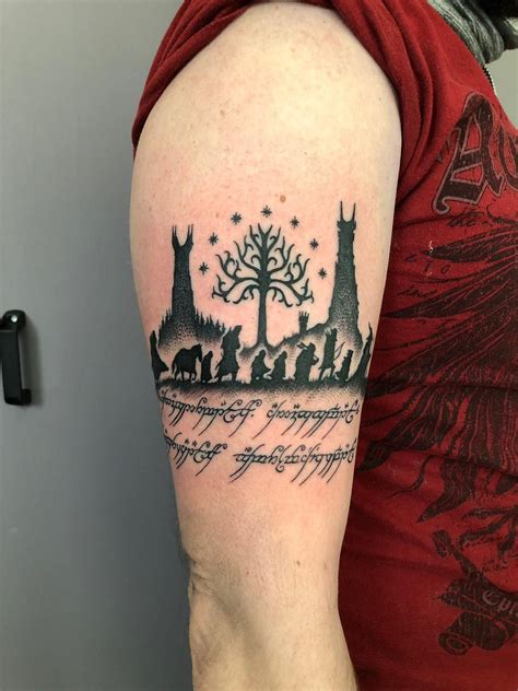 Lord Rings Tattoo Fellowship