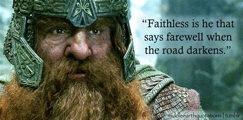 Lord Rings Gimli Quotes Best