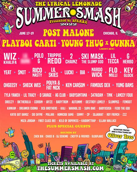 Summer Smash 2025 Lineup