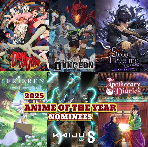 Crunchyroll Anime Awards 2025 Nominees Solo Leveling Frieren Factoid