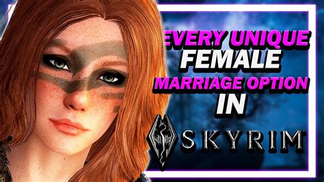 Skyrim Best Wives Female Romance Marriage Options