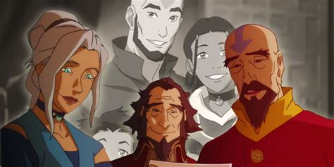 Legend Of Korra Aang Family Tree Oldest Youngest