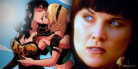 Xena Gabrielle Kiss Official Lesbian Couple Comics