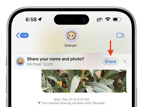 Share Name Profile Picture Imessage How