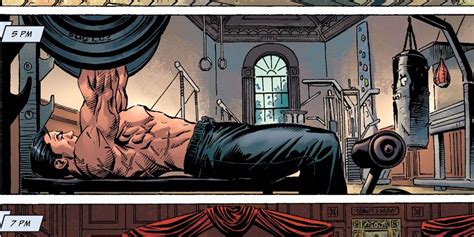 Batman Strong Weight Lift Bench Press