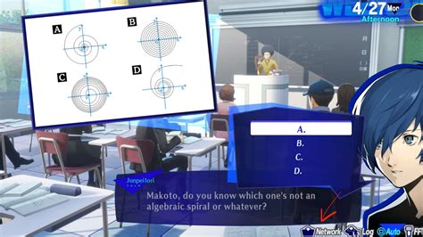 Persona 3 Reload Class Cheat Exam Answers