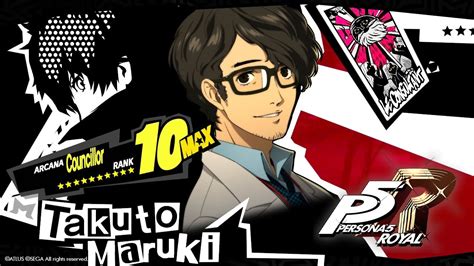 Persona 5 Royal Takuto Maruki Confidant Perks Ranks