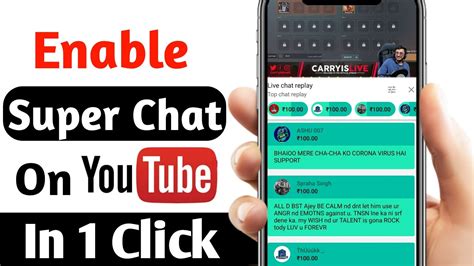 Youtube Super Chat Guide