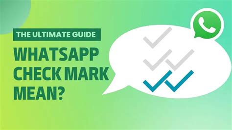 Whatsapp Check Mark Differences Explained