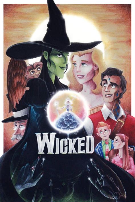 Wicked Disney Movie Animated Art