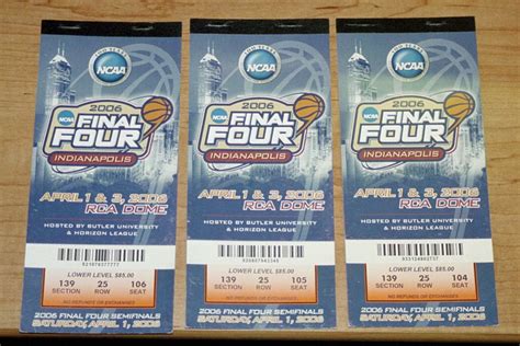 Final 4 Tickets