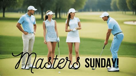 Tee Times Masters Sunday