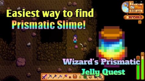 Get Prismatic Jelly Prismatic Slime Stardew Valley