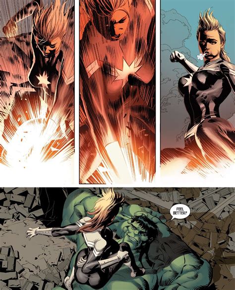 Hulk Vs Captain Marvel Strongest Powers Mcu Avenger