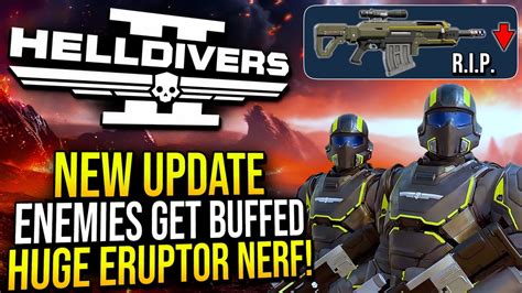 Helldivers 2 March Patch Eruptor Buff Op Ed
