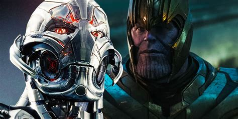 Thanos Ultron Mcu Marvel Fight Winner No Infinity Stones