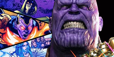 Thanos Most Powerful Children Gamora Nebula Thane Rot