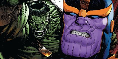 Thanos Powerful Marvel Characters Hulk Eternal