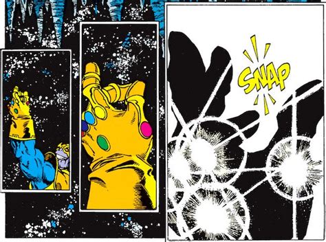 Thanos Infinity Gauntlet Snap Opposite Birthday Comics