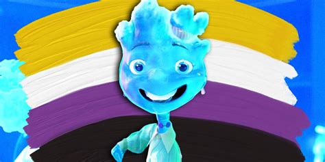 Elemental Movie Lake Pixar Non Binary Character