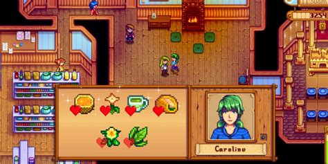 Stardew Valley Caroline Gifts Likes Love Dislikes Guide