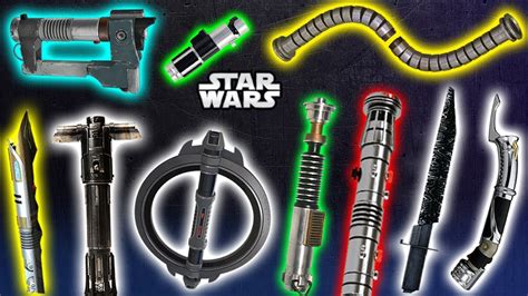 Star Wars Lightsaber Types Versions Canon Explained