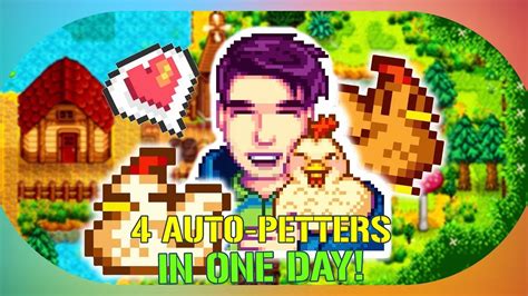 Stardew Valley Player Four Rare Auto Petters