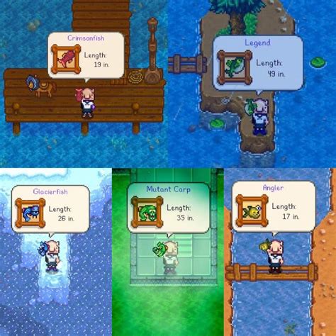 Stardew Valley Legendary Fish Location Catch