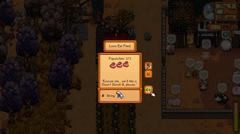 Stardew Valley Lava Eel Pond Requests Dwarf Scroll