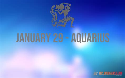 Star Sign For 29 January January 29 Zodiac Sign Aquarius Inspiring