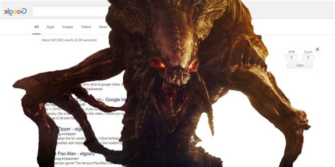 Starcraft Zerg Rush Google Search Easter Egg