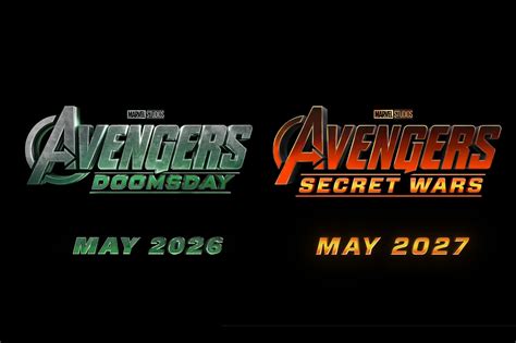 Star Wars 2026 2027 Movies Release Against Avengers Doomsday Secret Wars