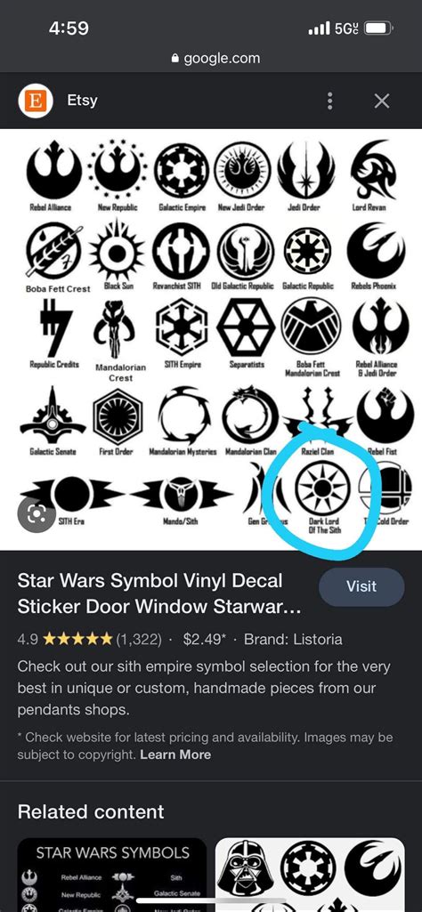 Star Wars Jedi Symbol Secrets