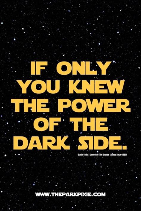 Star Wars Dark Side Quotes Best