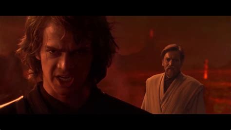 Star Wars Revenge Of The Sith Obi Wan Anakin Confrontation Op Ed