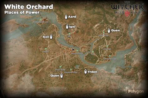 Witcher 3 Locations Guide Places Power White Orchard