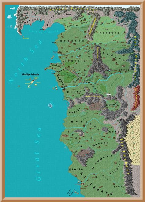 Witcher World Map Countries Locations Politics