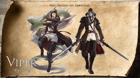 Ffxiv Dawntrail New Jobs Viper Pictomancer Gameplay Release