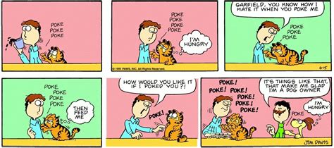 Garfield Odie Spoke One Time Two Words