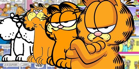 Garfield Design Evolution Look First Appearance Today
