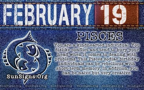 February 19 Zodiac