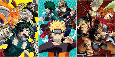 Black Clover My Hero Academia Borrow Naruto Op Ed